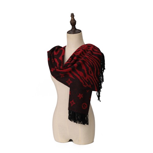 SF1716 RED- Women's Fashion Winter Scarf