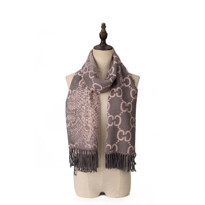 SF1718 GREY - Women's Fashion Winter Scarf