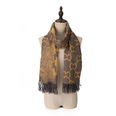 SF1718 YELLOW- Women's Fashion Winter Scarf