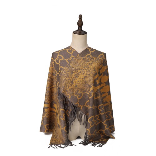 SF1718 YELLOW- Women's Fashion Winter Scarf