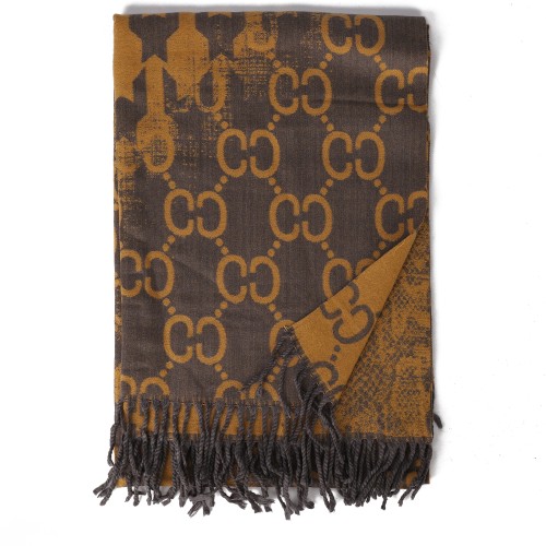 SF1718 YELLOW- Women's Fashion Winter Scarf