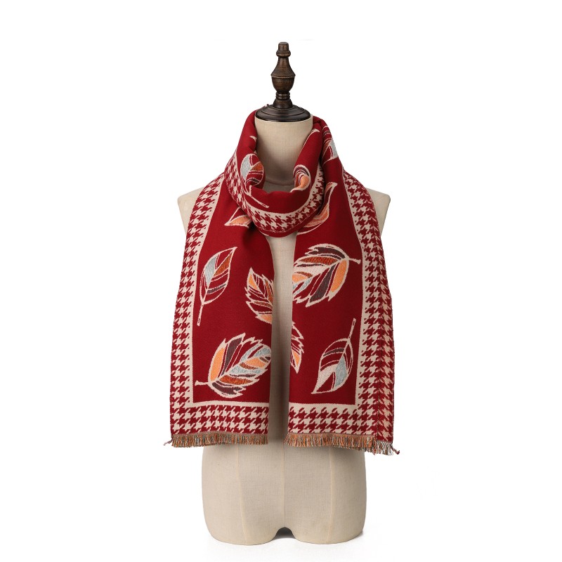 SF1720 RED - Women's Fashion Winter Scarf