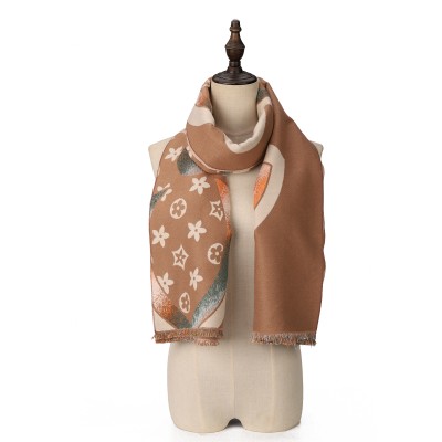 SF1722 YELLOW- Women's Fashion Winter Scarf