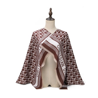 SF1726-BROWN- Women's Fashion Winter Scarf