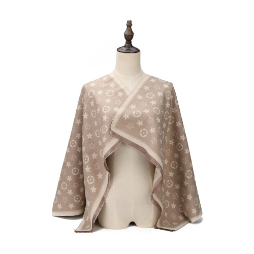 SF1728 GOLD-Women Fashion Winter Scarf