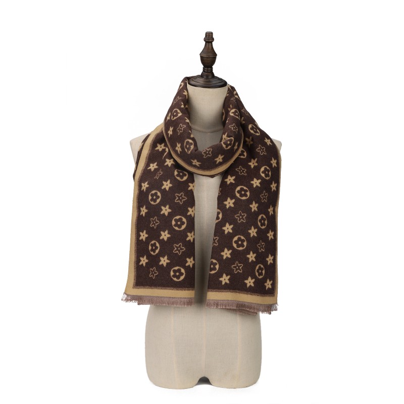 SF1728 YELLOW-Women Fashion Winter Scarf
