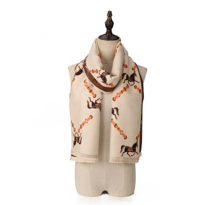 SF1734 ORANGE - Women's Fashion Winter Scarf