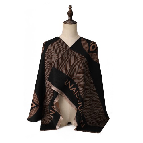 SF1736 BROWN- Women's Fashion Winter Scarf