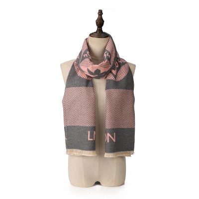 SF1736 PINK- Women's Fashion Winter Scarf