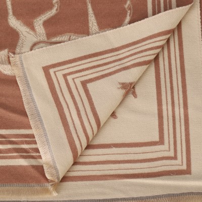 SF1738 KHAKI-Women Fashion Winter Scarf