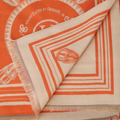 SF1738 ORANGE-Women Fashion Winter Scarf