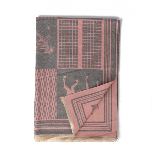 SF1738 PINK - Women's Fashion Winter Scarf