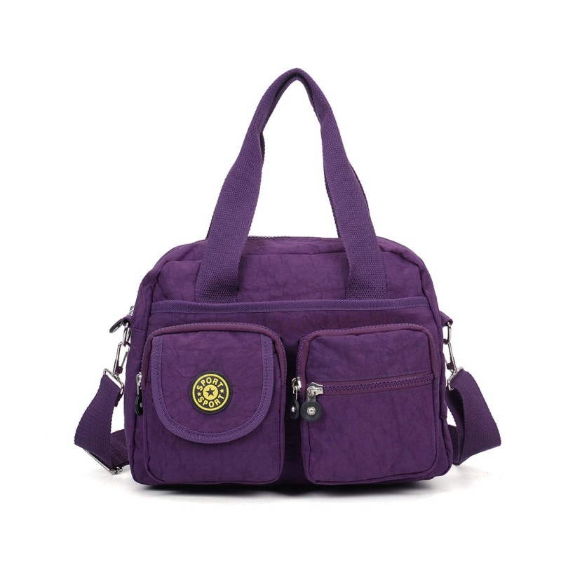 VK5250 Purple - Women Large Solid Crossbody Bags