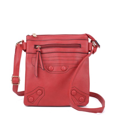 VK5347 Red - Across Body Bag With Strap