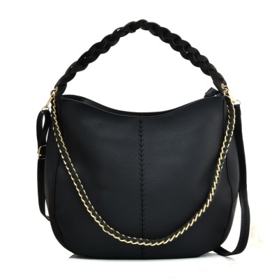 VK5538-BLK-Women's simple handbag