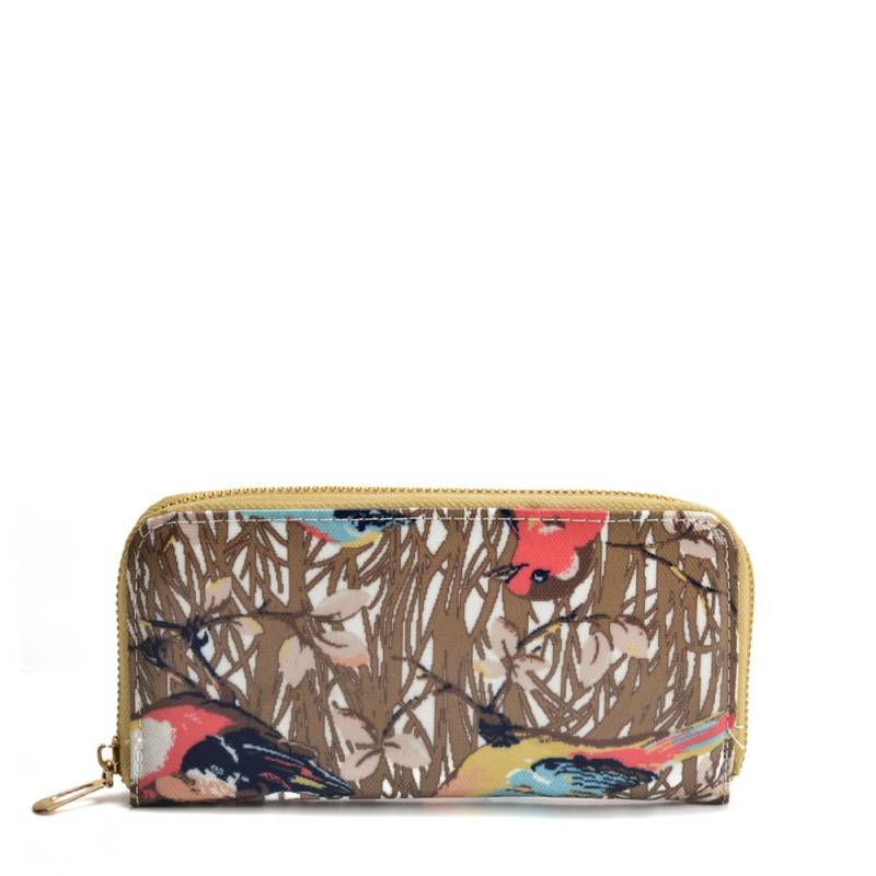 VKP1625 H - Long Wallet With Printed Decoration