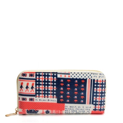 VKP1625 K - Long Wallet With Printed Decoration