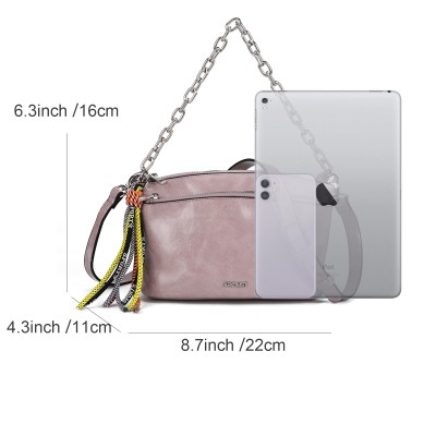 CT35398-Purple- Solid Color Simple Cross-Body Bag CT35398-Purple- Solid Color Simple Cross-Body Bag