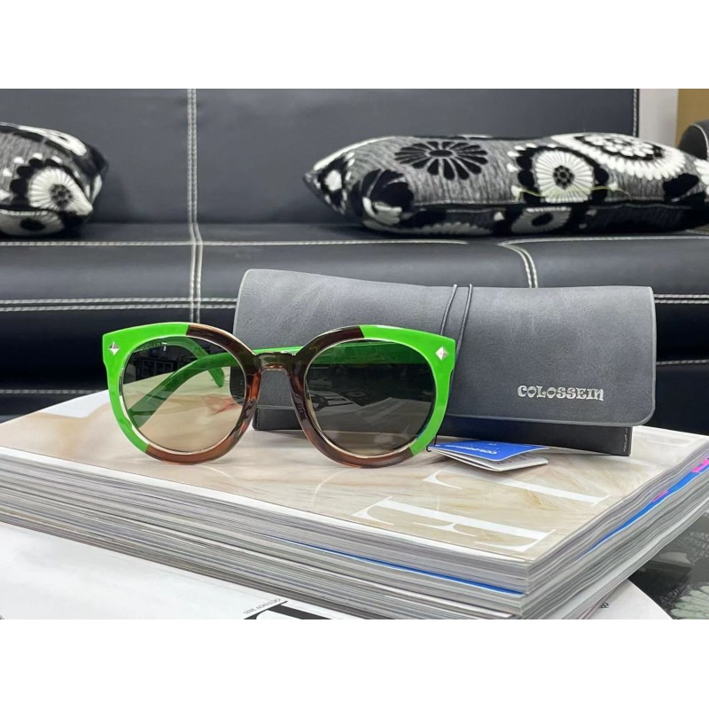 SG0007 Fashion Sunglasses, Green, 1 Pair