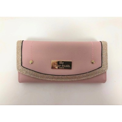 SY5062-1 Pink Flap Fashion Wallet SY5062-1 Pink Flap Fashion Wallet